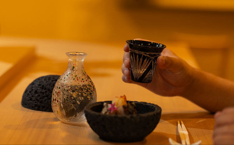 日本酒と料理